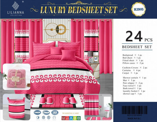 24 pc set bedroom